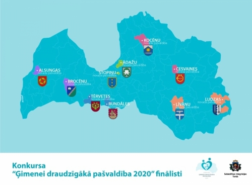 Alsungas novads iekļuvis starp finālistiem konkursā ģimenei draudzīgākā pašvaldība 2020